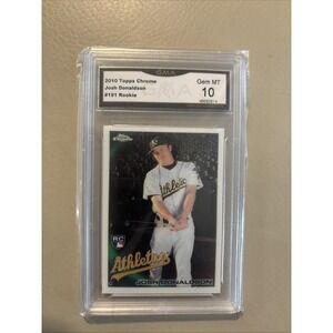Topps Chrome Josh Donaldson Baseball Card Mens OS White Excellent GMA 10 RC #191